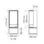 Safire Ai Tall Freestanding Gas Fireplace Flueless Gas Heater