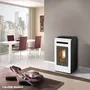 Freestanding Pellet Fireplace Cayenne 12 Bianco Pe