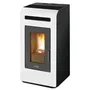Freestanding Pellet Fireplace Cayenne 12 Bianco