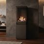 Safire Ai Haul Freestanding Gas Fireplace Flueless Heater 9kw With Integrated Gas Bottle Housing